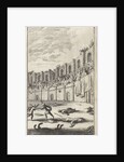 Fighting gladiators in an arena by Gerrit van Goedesberg