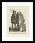 Couple dressed in the Neapolitan fashion by Johannes Covens and Cornelis Mortier