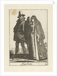 Couple dressed in the Neapolitan fashion by Johannes Covens and Cornelis Mortier