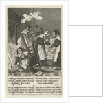 Woman finds the wafer in the fire by Hendrik Aertssens