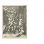 Warrior near a witch by Arnold Houbraken