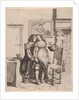 A woman sitting on the lap of a man by William Basse