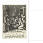 Thomas eats a paper with Ave Maria by Otto van Veen