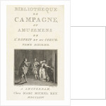 Title page for: Library Campaign. Tome dixième, Amsterdam, The Netherlands, 1764 by Marc Michel Rey