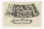Jacob gets the paternal blessing of Isaac by Julius Goltzius