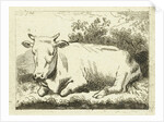 Lying cow by Johannes van Cuylenburgh