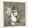Two farmers with a jug by Jabes Heenck