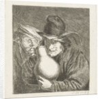 Two farmers with a jug by Jabes Heenck