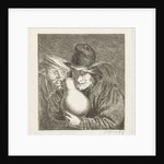 Two farmers with a jug by Jabes Heenck