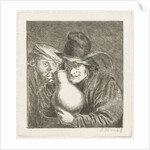 Two farmers with a jug by Jabes Heenck