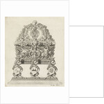 Sarcophagus Hendrik Casimir II: foot decorated with wapentrofeëen by Anonymous