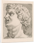 Head of one of the sons of Laocoön, side view by Augustinus Terwesten I