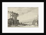 Ruin with Corinthian columns by Claes Jansz. Visscher II