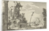 Roman ruins by the sea by Claes Jansz. Visscher II