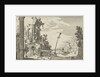 Roman ruins by the sea by Claes Jansz. Visscher II