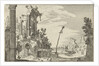 Roman ruins by the sea by Claes Jansz. Visscher II