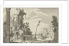 Roman ruins by the sea by Claes Jansz. Visscher II