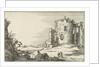 Ruins of a temple surrounded by columns by Claes Jansz. Visscher II