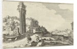 Temple of Castor and Pollux by Claes Jansz. Visscher II