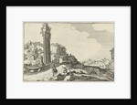 Temple of Castor and Pollux by Claes Jansz. Visscher II