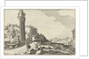 Temple of Castor and Pollux by Claes Jansz. Visscher II