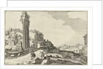 Temple of Castor and Pollux by Claes Jansz. Visscher II