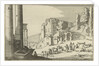 Cattle between Roman ruins by Claes Jansz. Visscher II