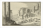 Cattle between Roman ruins by Claes Jansz. Visscher II