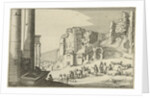 Cattle between Roman ruins by Claes Jansz. Visscher II