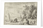 Seascape with sailing ships by Allaert van Everdingen