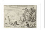 Seascape with sailing ships by Allaert van Everdingen
