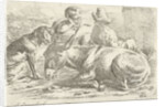Two incumbent muleteers by Jan van Ossenbeeck