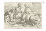 Two incumbent muleteers by Jan van Ossenbeeck