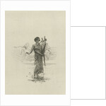 A man stands in a field by Lourens Alma Tadema