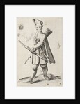 Man with bow and arrow by Clement de Jonghe