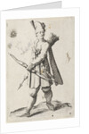 Man with bow and arrow by Clement de Jonghe