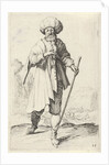 Man with walking stick by Clement de Jonghe