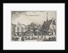 Large and small meat market in Amsterdam by Claes Jansz. Visscher II