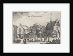 Large and small meat market in Amsterdam by Claes Jansz. Visscher II