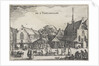 Large and small meat market in Amsterdam by Claes Jansz. Visscher II