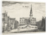 View of the Koopmansbeurs of city architect Hendrick de Keyser in Amsterdam by Claes Jansz. Visscher II