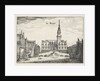 View of the Koopmansbeurs of city architect Hendrick de Keyser in Amsterdam by Claes Jansz. Visscher II