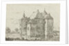 Side view of the castle Cannenburch by baron Reinierus Albertus Ludovicus van Isendoorn à Blois