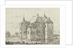 Side view of the castle Cannenburch by baron Reinierus Albertus Ludovicus van Isendoorn à Blois