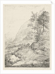 Mountain landscape by baron Reinierus Albertus Ludovicus van Isendoorn à Blois