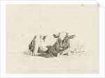 Lying cow by baron Reinierus Albertus Ludovicus van Isendoorn à Blois