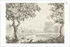 River landscape by baron Reinierus Albertus Ludovicus van Isendoorn à Blois