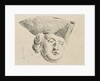 Mans head with hat by Caspar Jacobsz. Philips