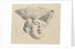 Mans head with hat by Caspar Jacobsz. Philips