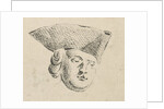Mans head with hat by Caspar Jacobsz. Philips